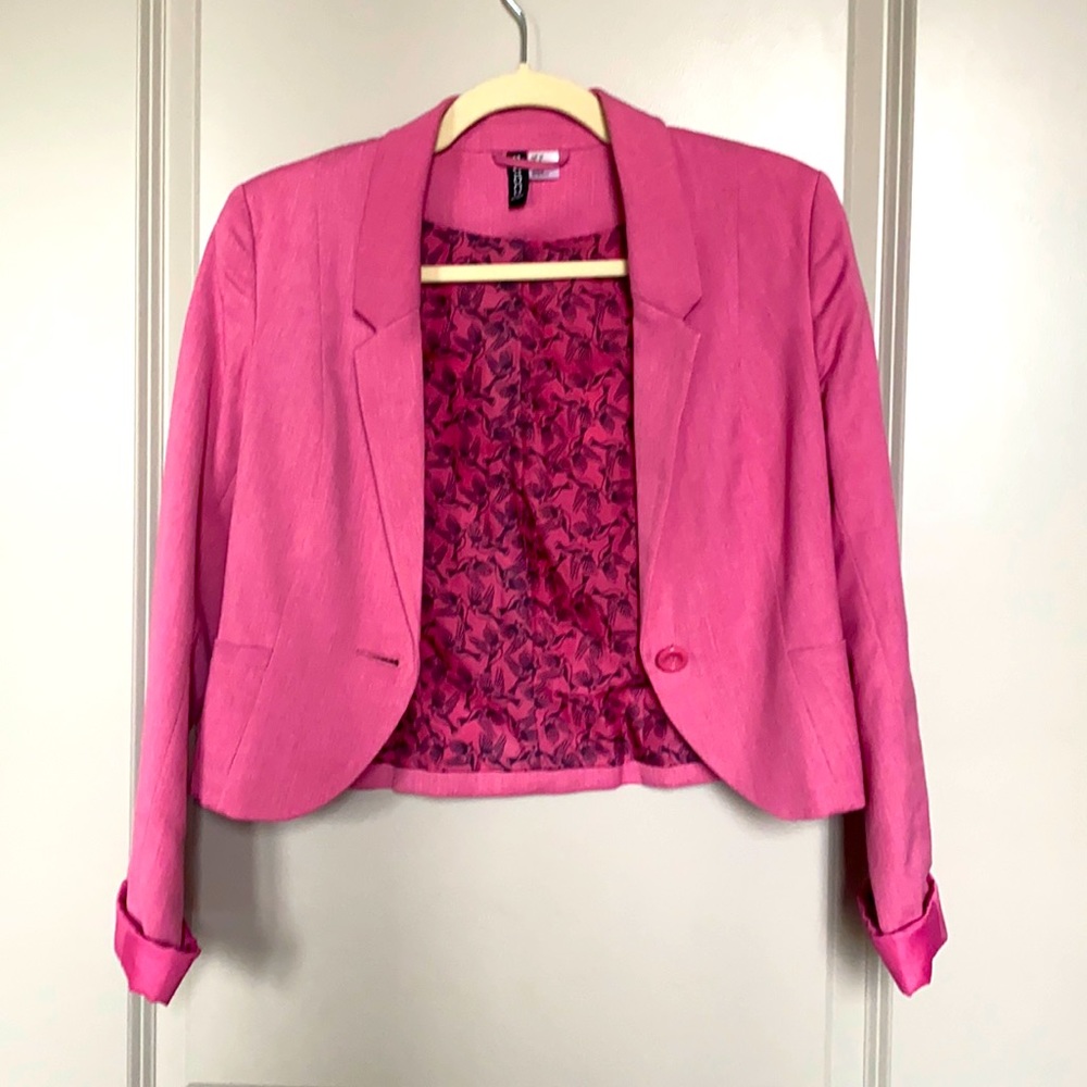 Pink blazer